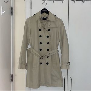 Burberry Brit trench with warmer